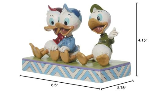 Enesco Disney Traditions Huey Dewey and Louie Sitting, Figurine, 3.75in H