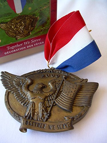 QX8021 Together We Serve Armed Services 2000 Hallmark Keepsake Ornament
