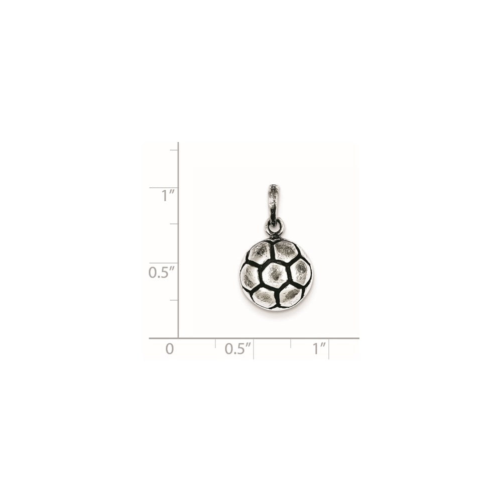 Sterling Silver Antiqued Pendant