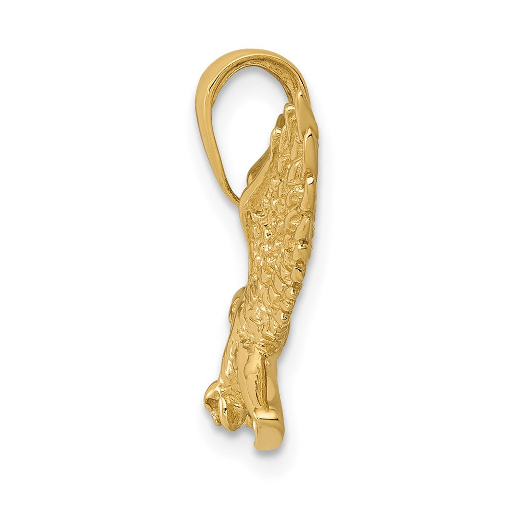 10k Gold 3-D Eagle Charm