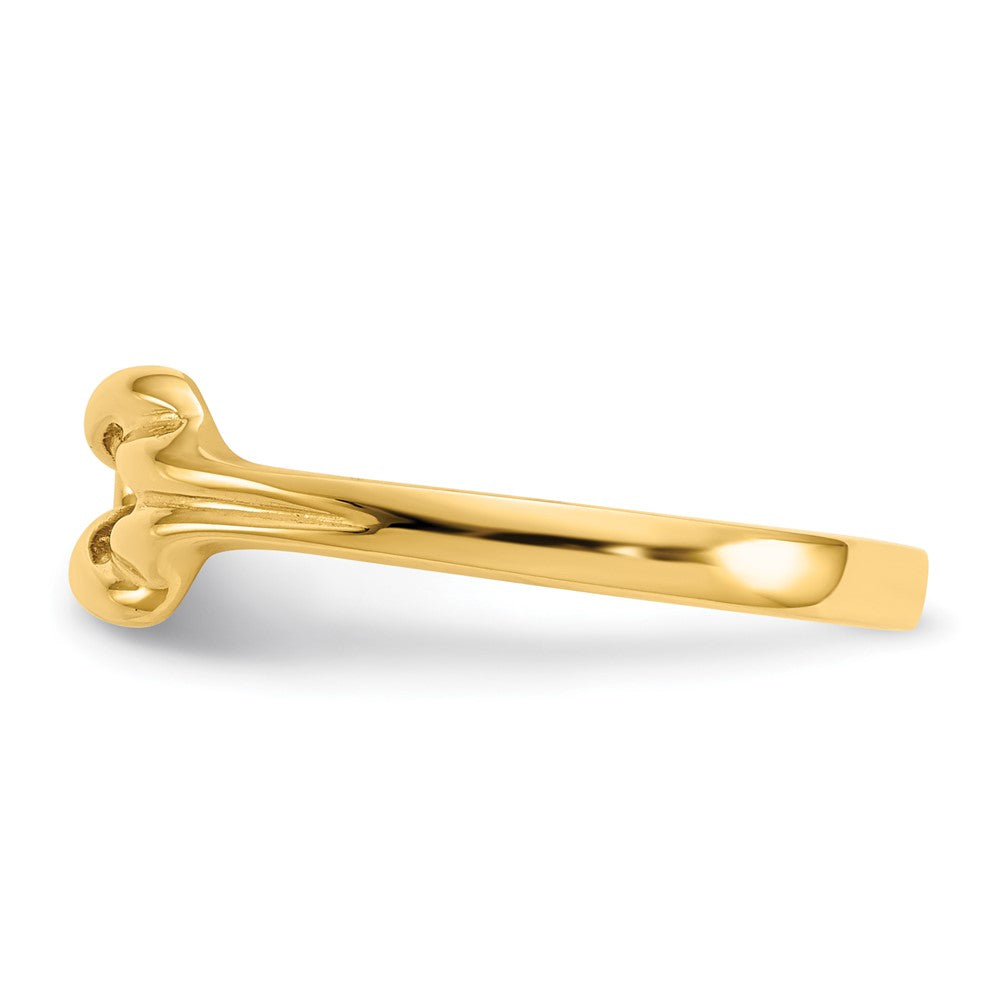14K Freeform Knot Ring Size 7