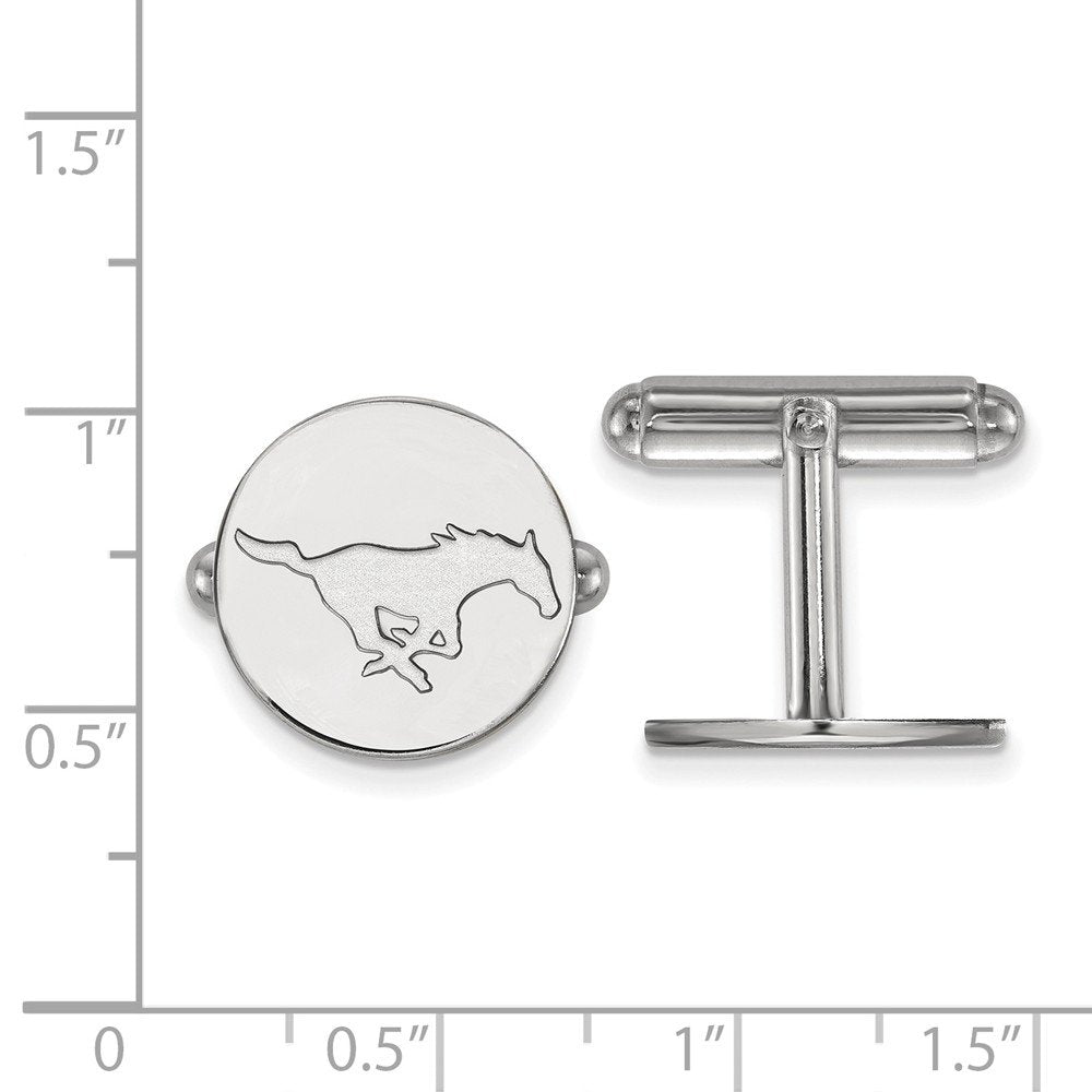 Men's Southern Methodist University Sterling Silver Southern Methodist University Cuff Link