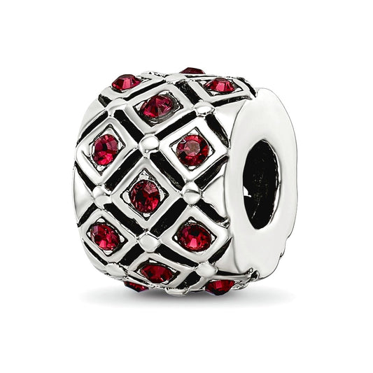 Sterling Silver Reflections January Preciosa Crystal Bead