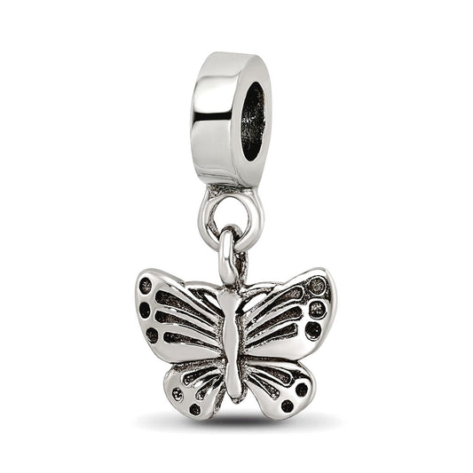Reflectionsï¿½ Sterling Silver Butterfly Dangle Bead / Charm