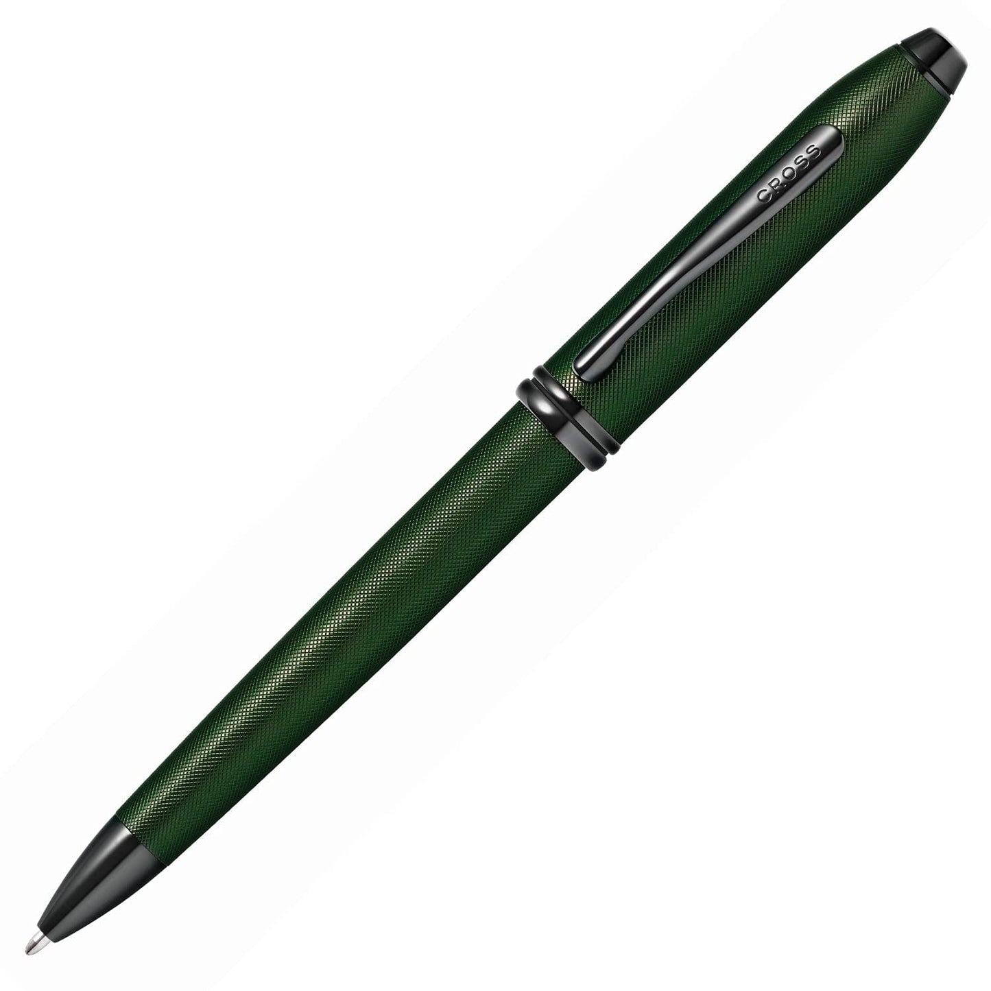 Cross Townsend® Matte Green PVD Micro-knurl Ballpoint Pen