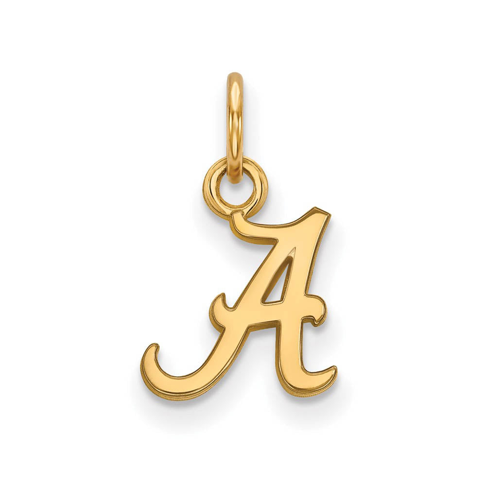 10k Gold LogoArt University of Alabama Letter A Extra Small Pendant Q-1Y001UAL