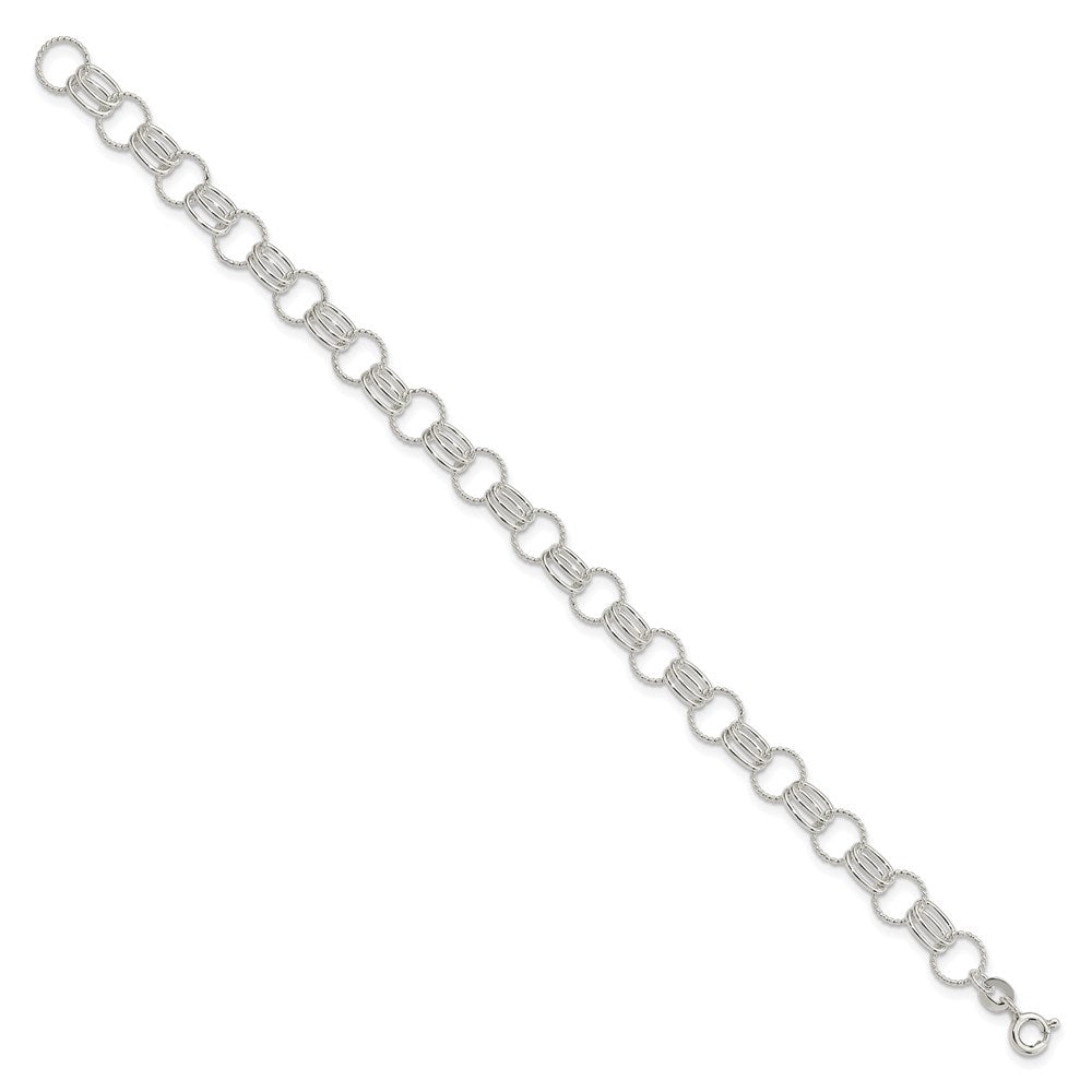 Sterling Silver Bracelet 7.25 inches