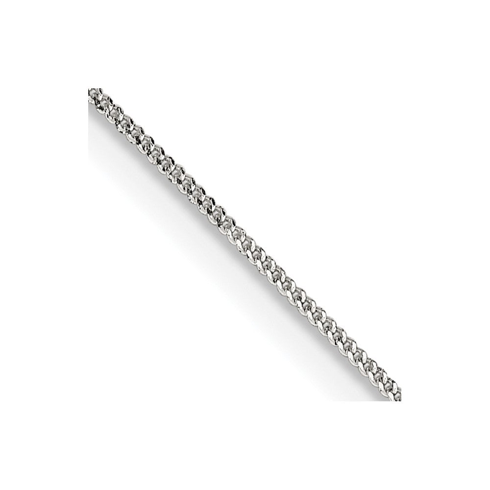 Sterling Silver .8mm Curb Chain 24 Inches