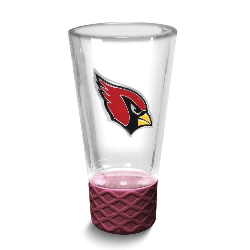 NFL Arizona Cardinals Collectors 4 oz. Shot Glass with Silicone Base