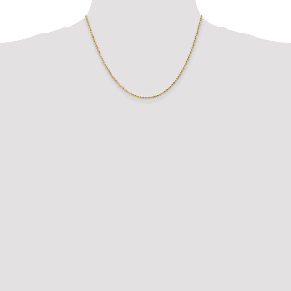 10k 1.50mm Regular Rope Chain