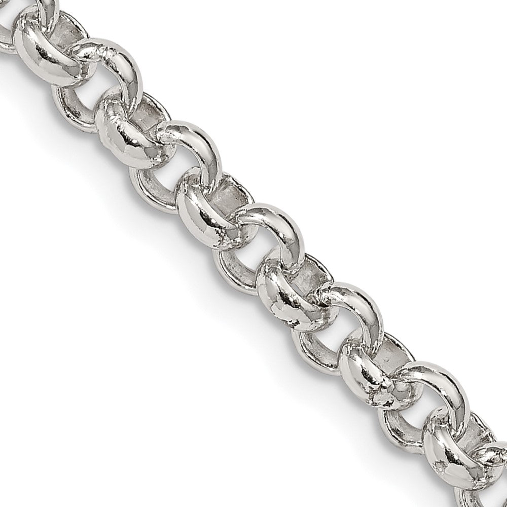 Sterling Silver 5mm Rolo Chain 18 Inches