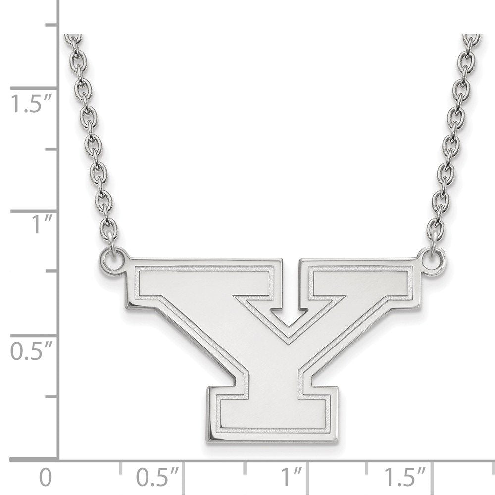 LogoArt Sterling Silver Youngstown State University Large Pendant Necklace Female Adult