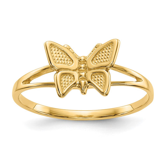 10k Children's Butterfly Ring Size 5