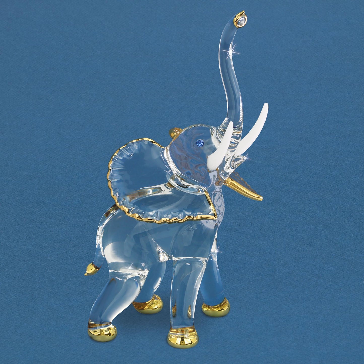 Glass Baron Elephant Handcrafted Glass 1 ea