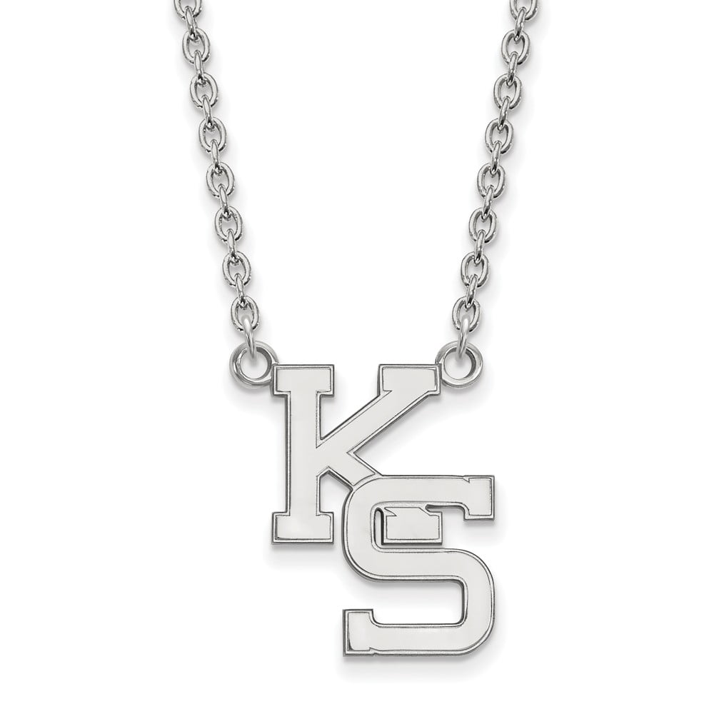 Large (3/4 Inch) Pendant w/ Necklace (Sterling Silver)