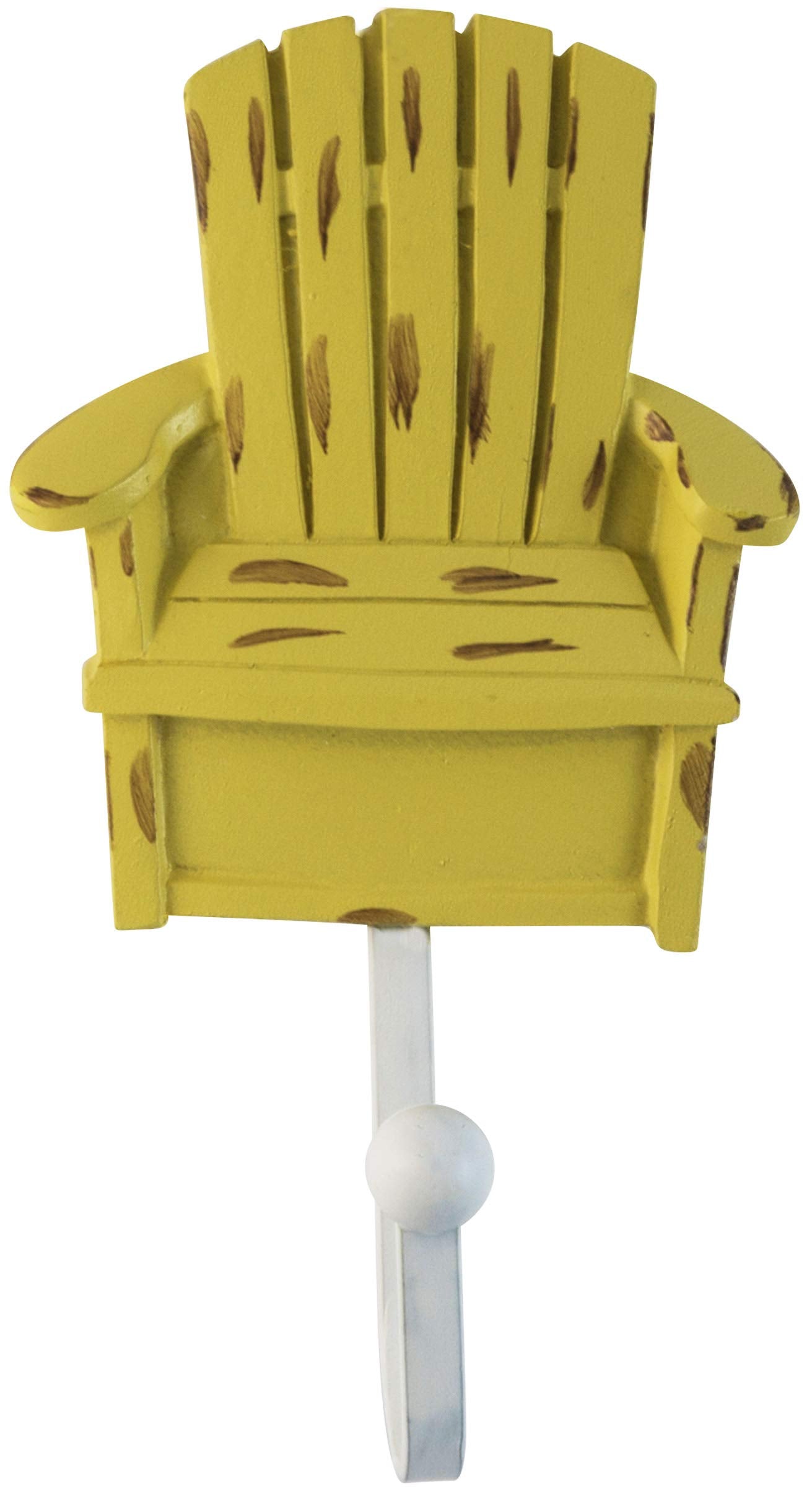 Shabby Chic Chairs Set of 3 Resin and Iron Wall Hooks QGM22678