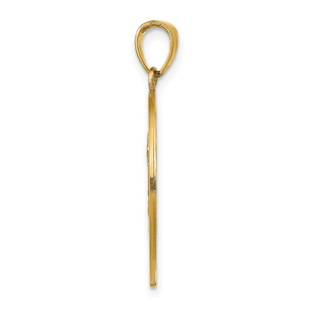 14k Saint Christopher Medal Pendant