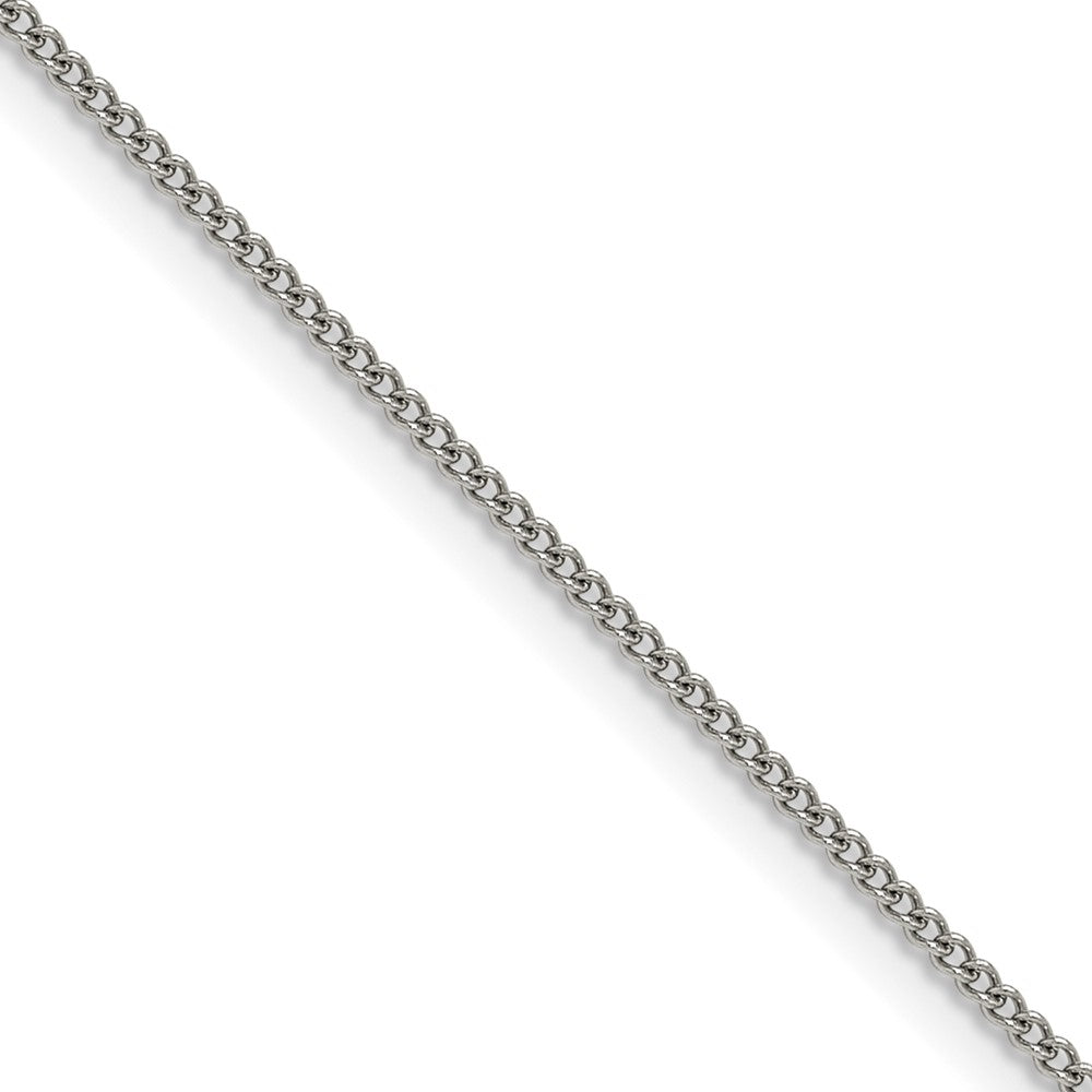 Chisel Stainless Steel Polished 1.5mm 20 inch Curb Chain