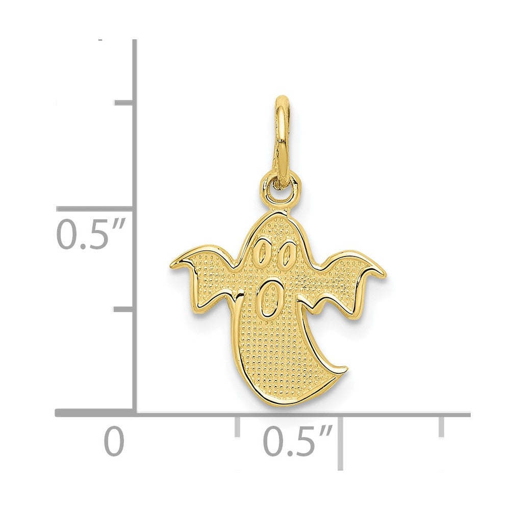 10k Ghost Charm Yellow Gold