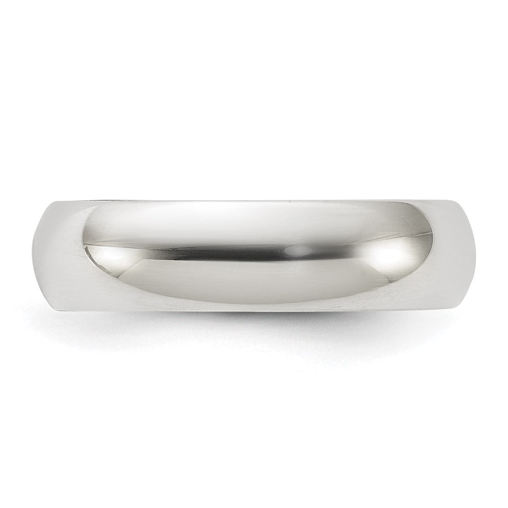 Sterling Silver 5mm Half Round Size 10.5 Band