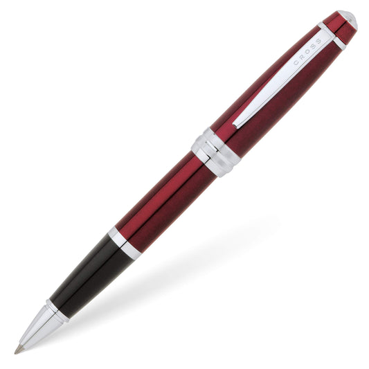 Cross Bailey Refillable Gel Ink Rollerball Pen, Medium Rollerball, Includes Premium Gift Box - Red Lacquer
