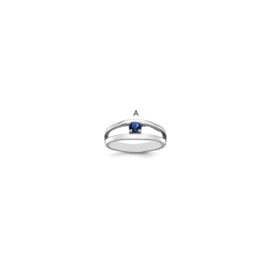 Sterling Silver Rhodium-plated Family Jewelry Mounting