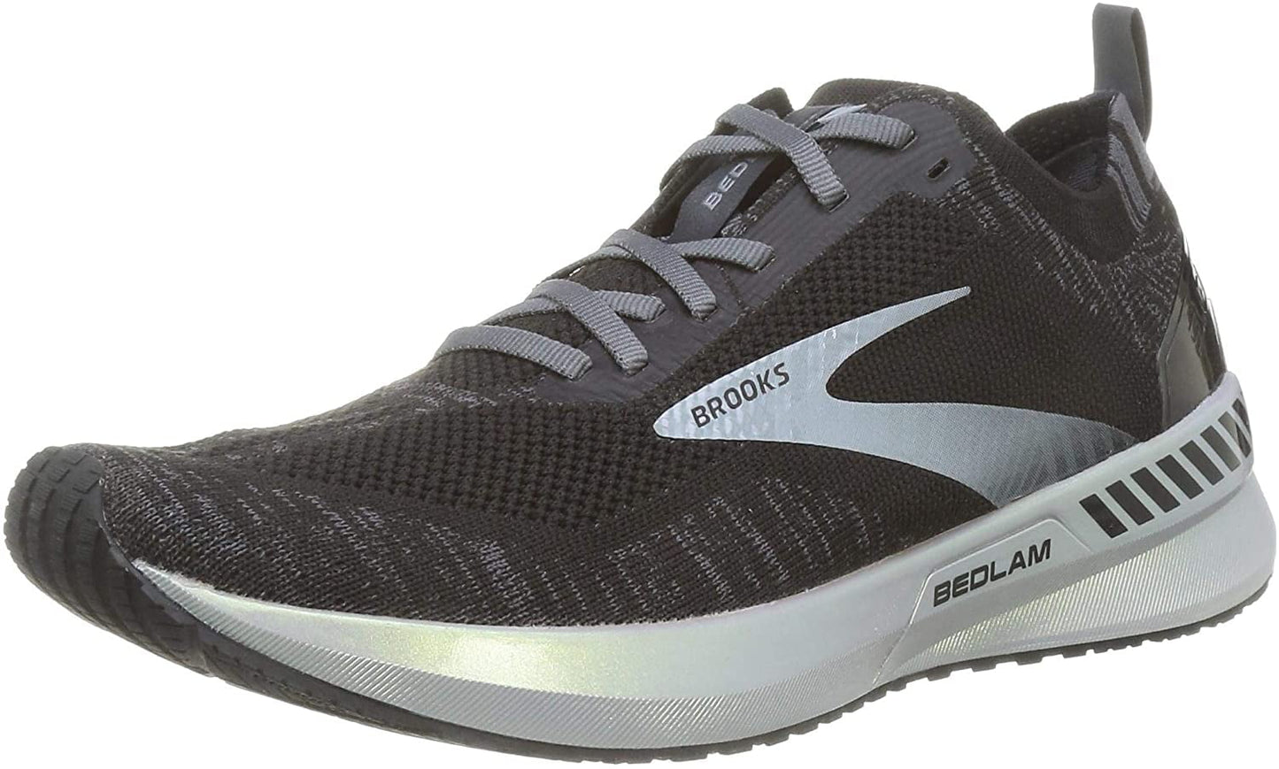 Brooks Men's Bedlam 3 Running Shoes, Black/White, 9.5 D(M) US