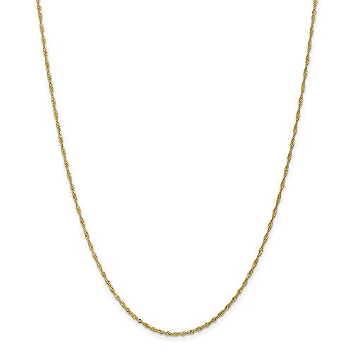 10k 1.4mm Singapore Chain