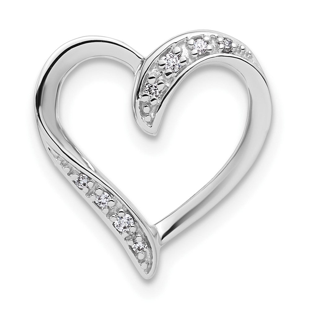 10kw Diamond Heart Pendant