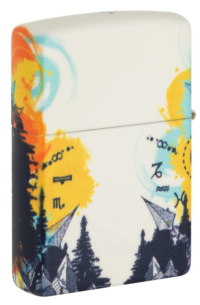 Zippo Compass Mountain Design 540 Color Glow-in-the-Dark Pocket Lighter