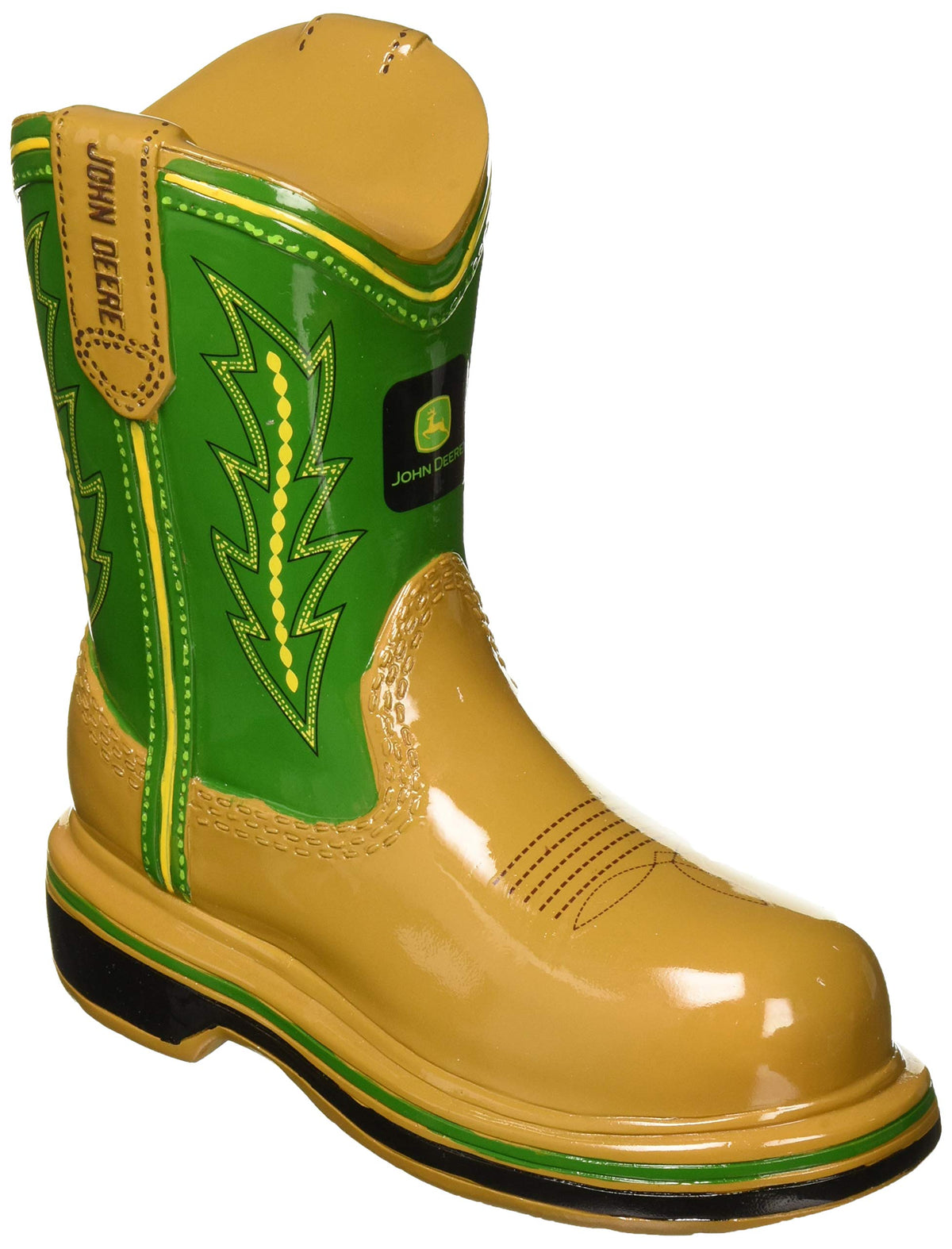 Polyresin John Deere Logo Boot Bank
