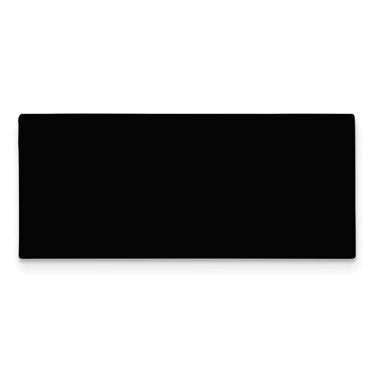 11/16 x 1 9/16 Black Anodized Aluminum Plates-Set of 6