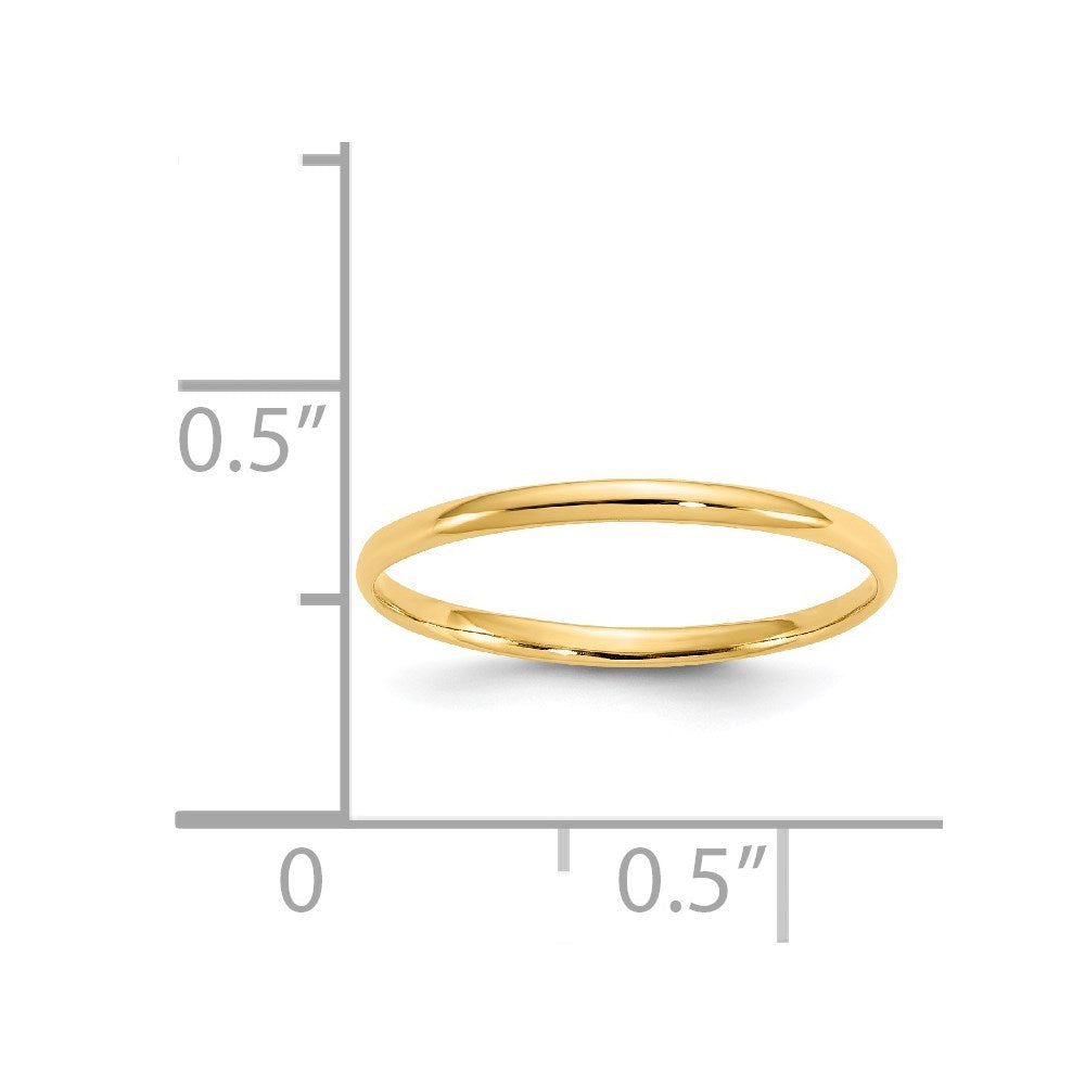 14k Madi K Polished Baby Ring Size 3