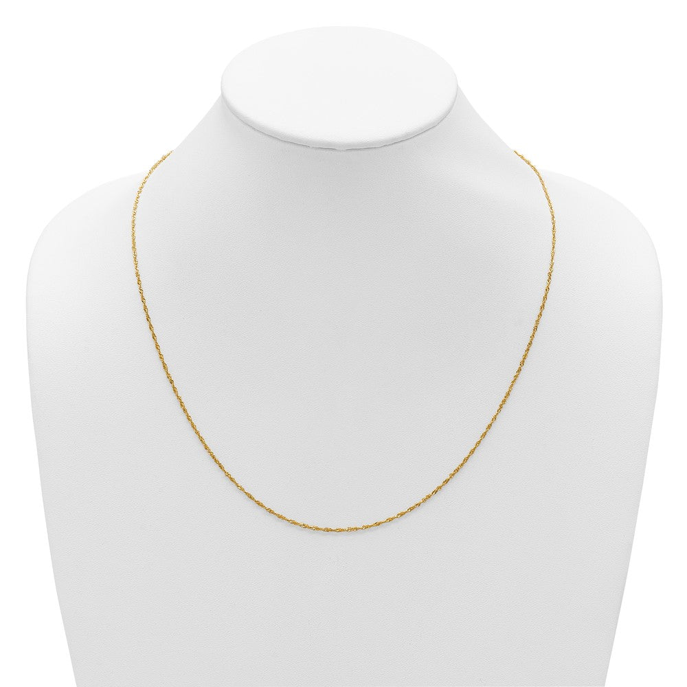 10K Adjustable 1.3mm Singapore Chain