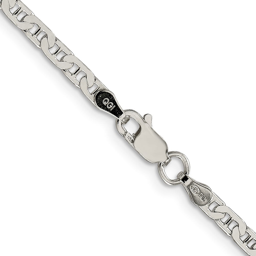 Sterling Silver 3mm Flat Anchor Chain 16 Inches