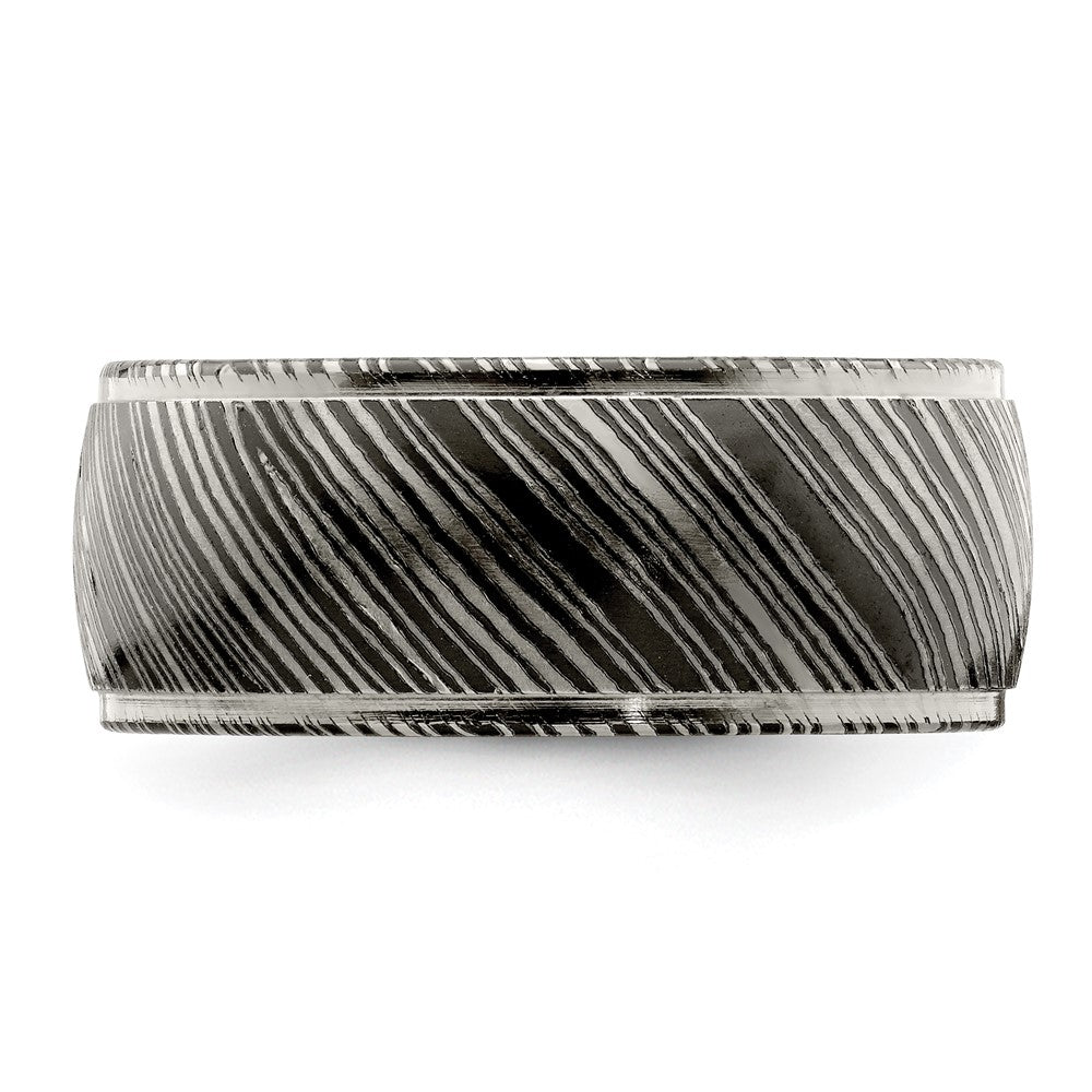 Edward Mirell Timoku Band 10mm Black Ti and Timoku Tri Dome Band