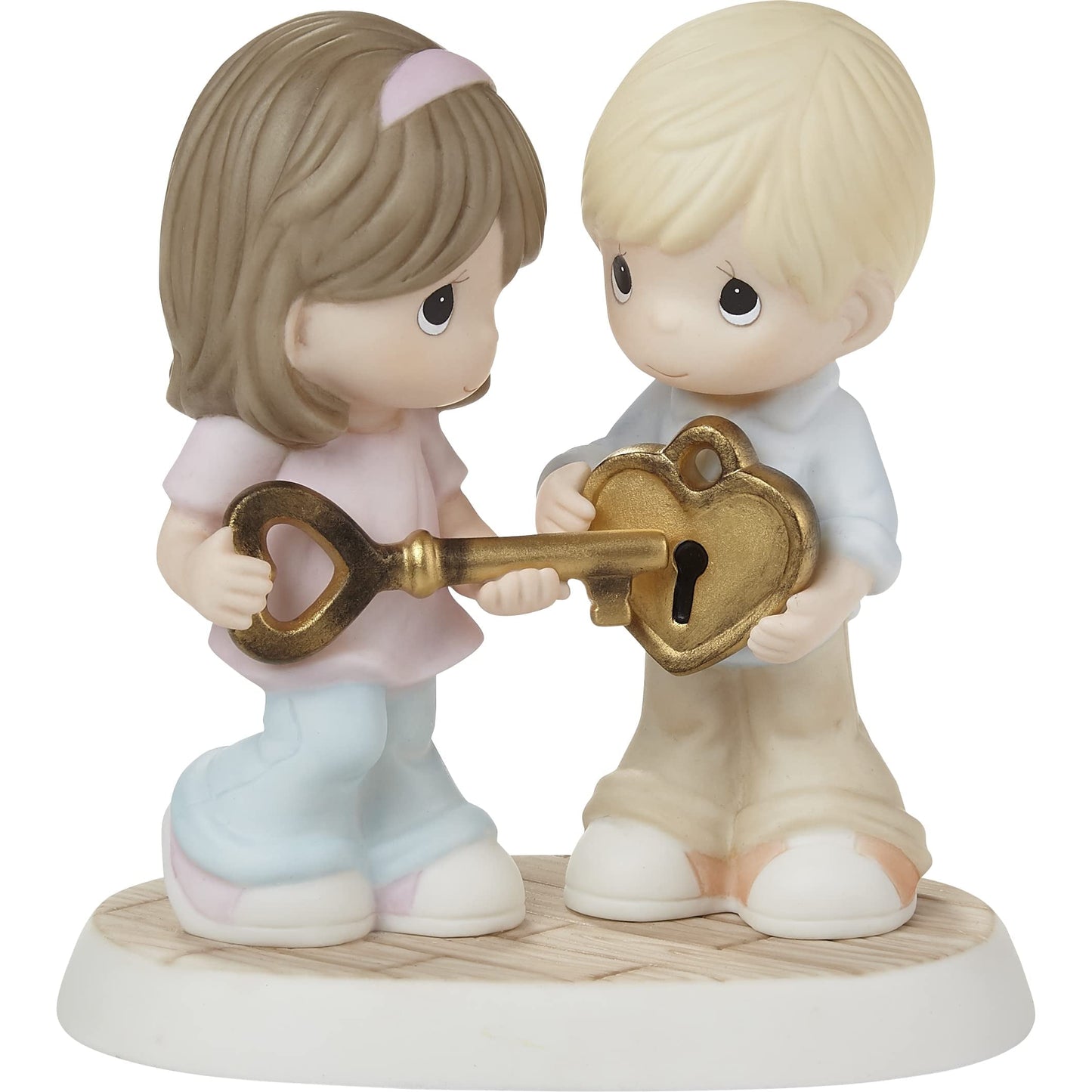 Precious Moments You Have The Key To My Heart Bisque Figurine, Count 1