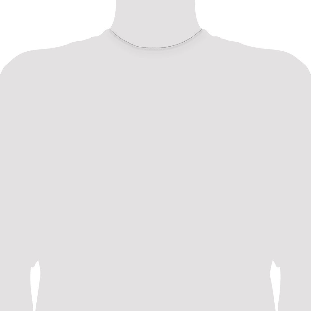 Sterling Silver .6mm Box Chain 14 Inches