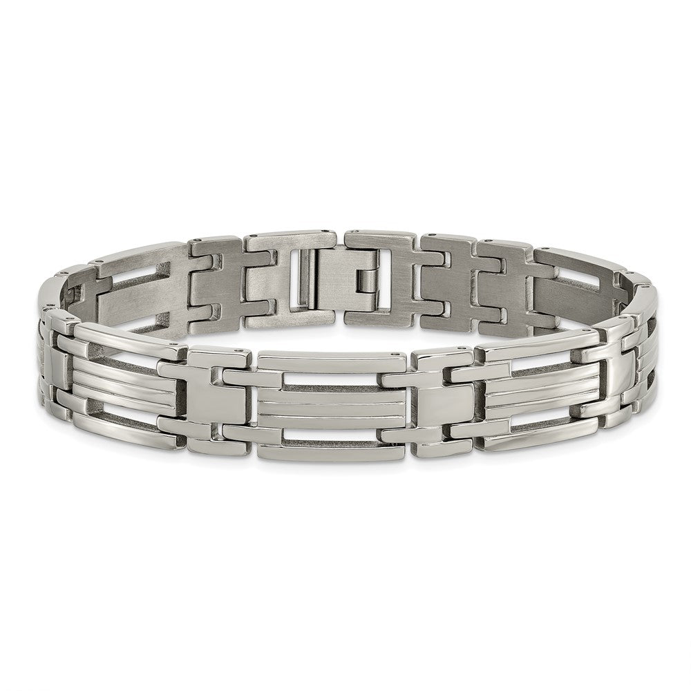 Titanium Polished 8.75in Bracelet 8.75 inches