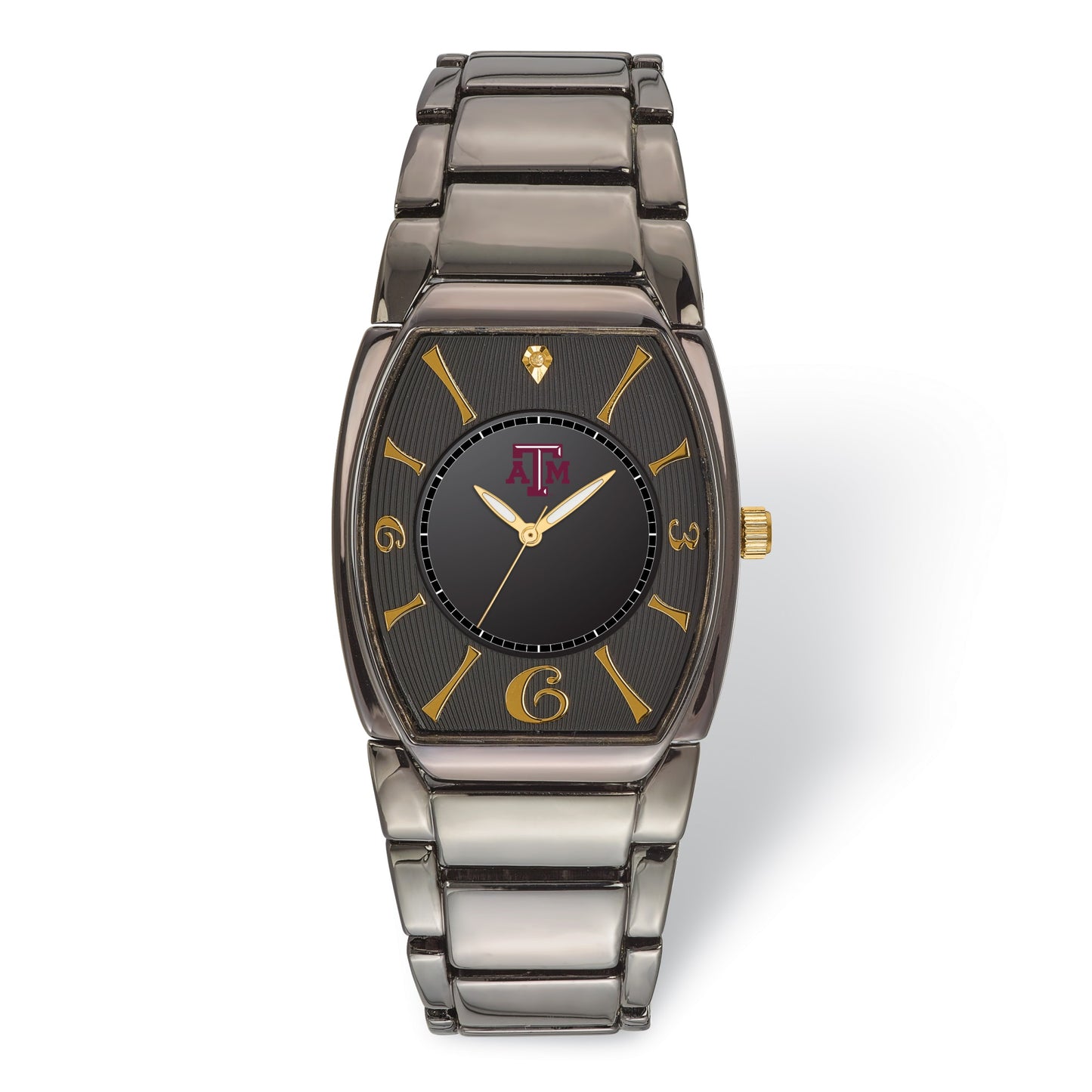 LogoArt Texas A&M University Executive Black-plated Watch