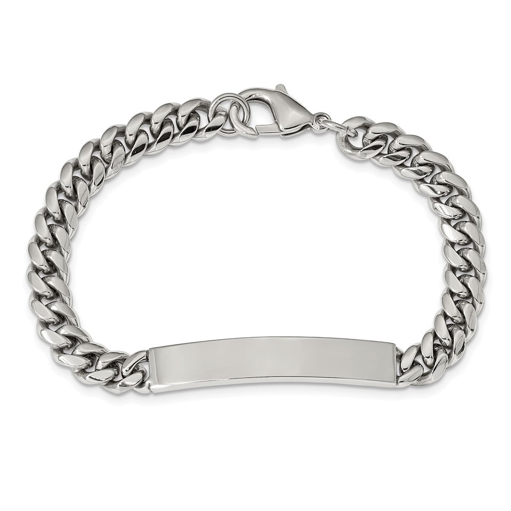 Stainless Steel Polished 8.25in ID Bracelet 8.25 inches