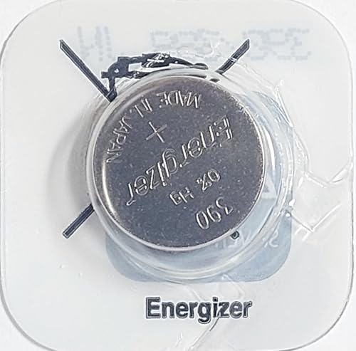 Energizer ENERGIZER-390-389TZ 90mAh Silver Oxide Coin Cell Battery for SR1130SW, SR1130W