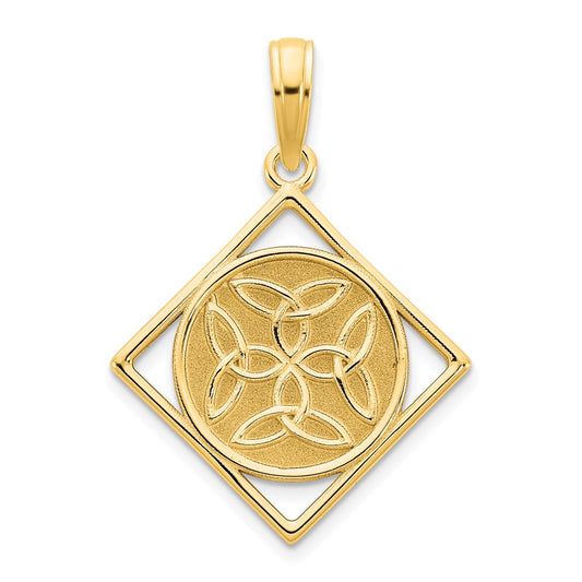 14ky Fancy Celtic Knot Pendant