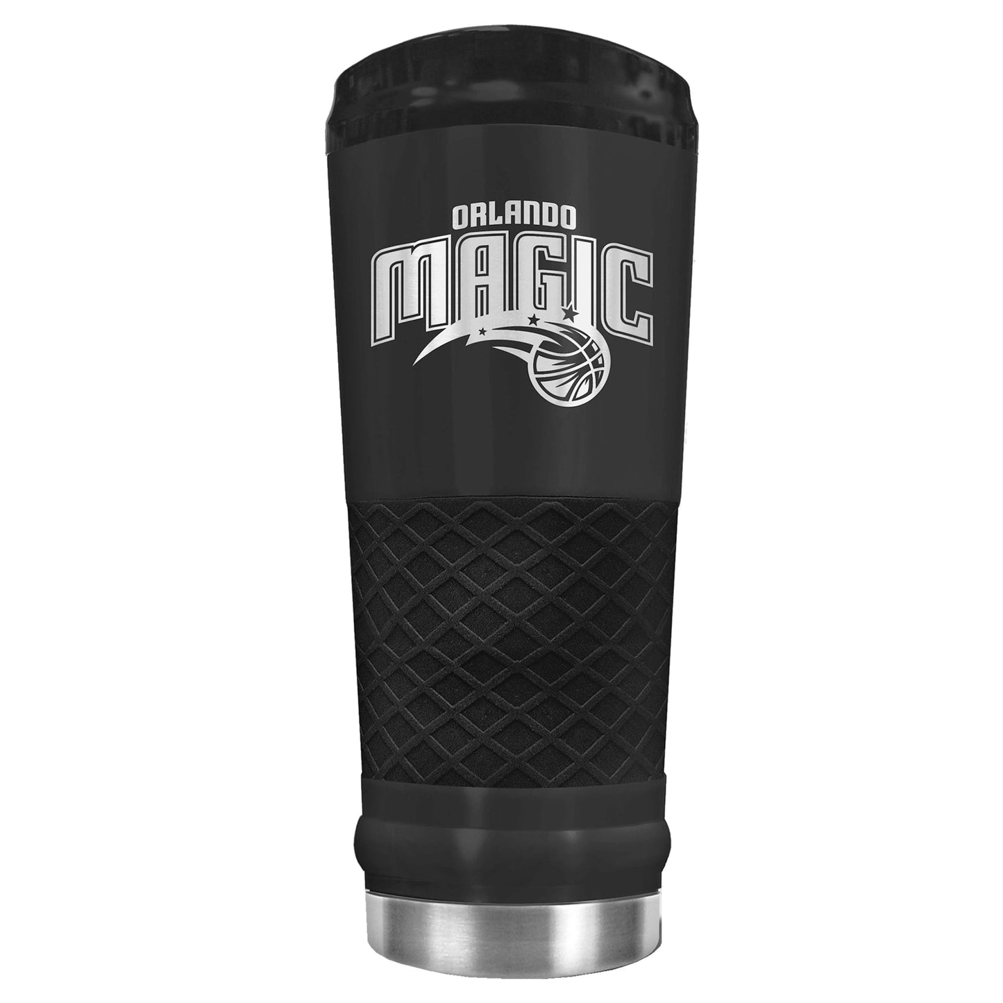 Black Orlando Magic Stealth Matte 24oz Tumbler
