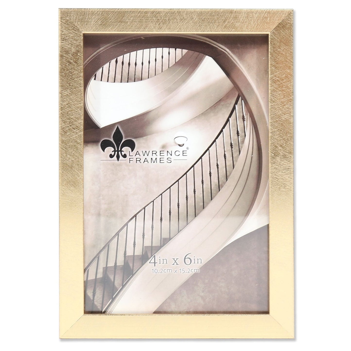 CHLOE Gold Contemporary by Lawrence Frames - 4x6