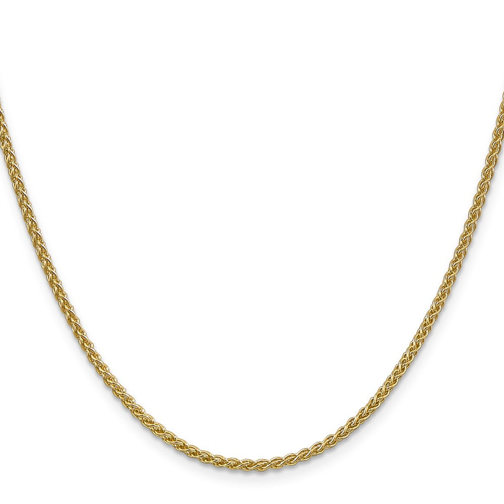 14K 22 inch 2.1mm Spiga with Lobster Clasp Chain
