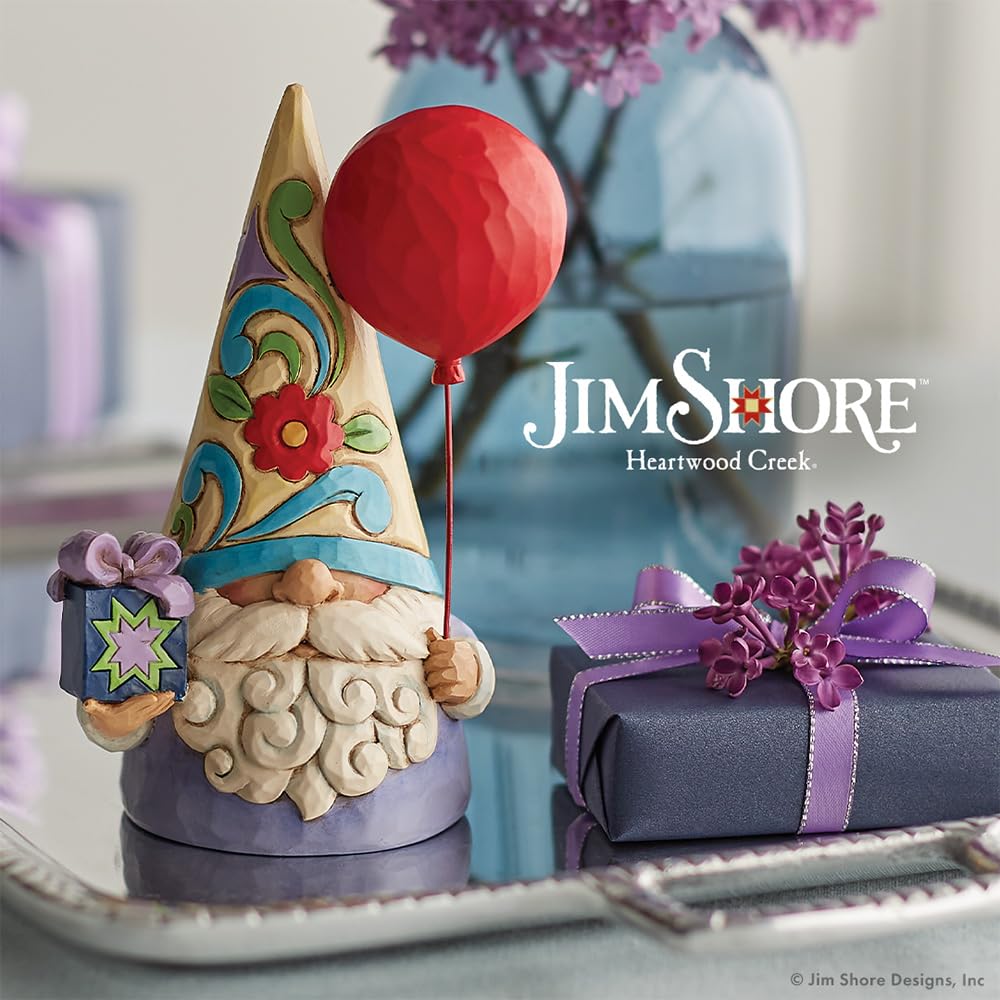 Enesco Jim Shore Celebration Gnome, Figurine, 6in H