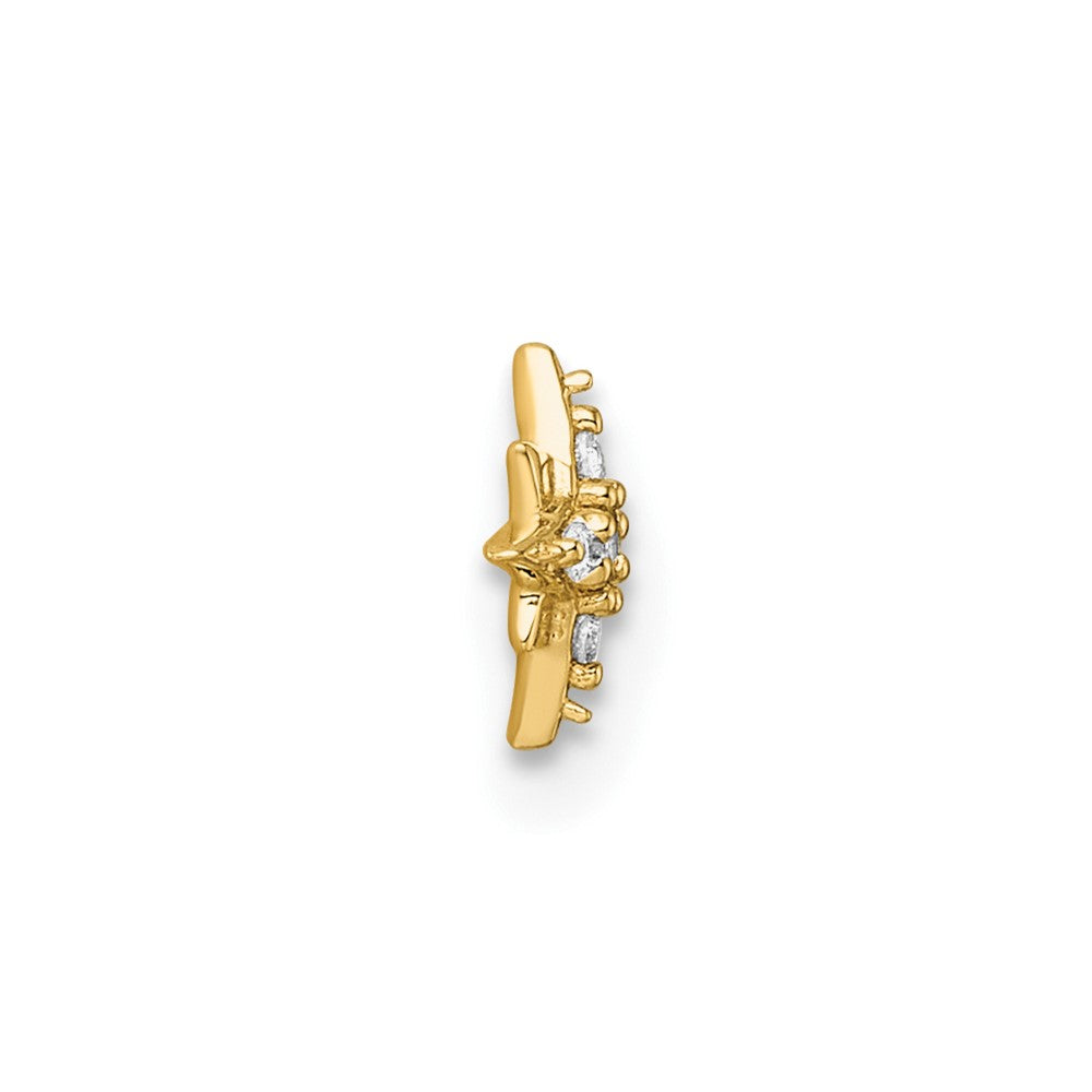 Stella & Dot 10ky Diamond Star Charm Element
