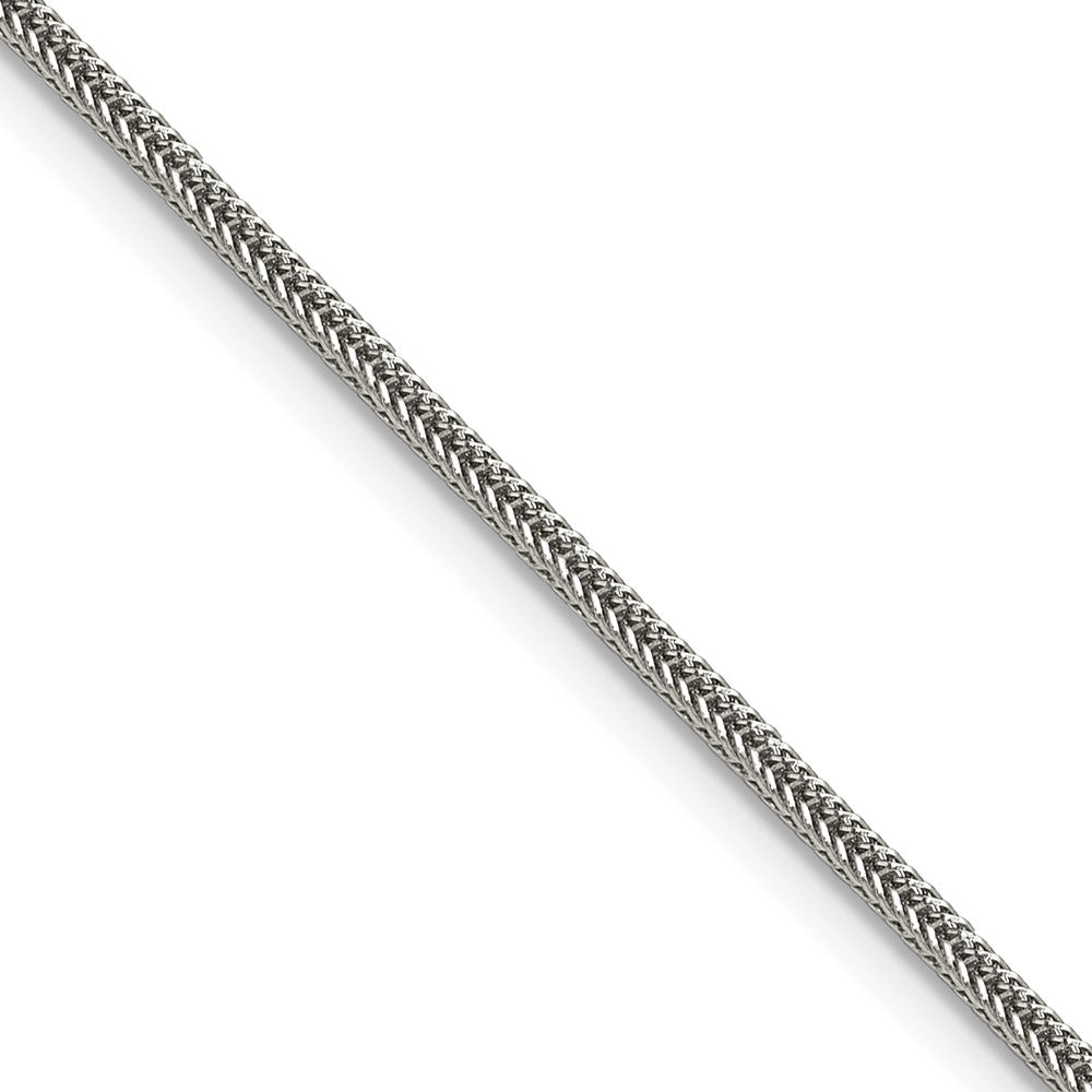 Chisel Stainless Steel Polished 1.5mm 16 inch Square Wheat Chain
