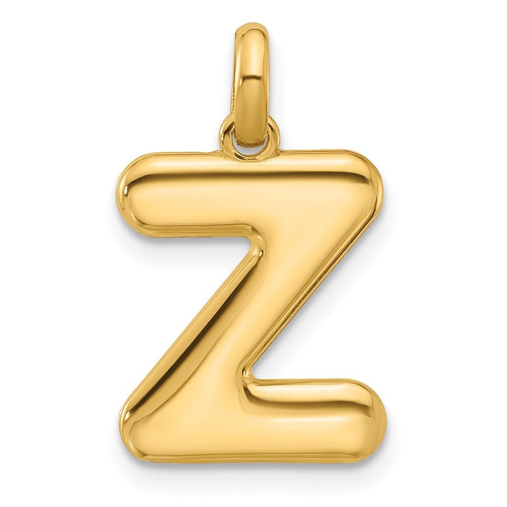 14k Yellow Gold Fancy Letter Z